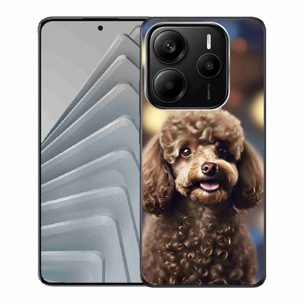 Gelový kryt mmCase na Xiaomi Redmi Note 14 5G - roztomilý pudl