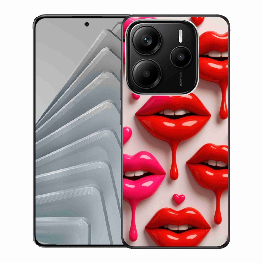 Gelový kryt mmCase na Xiaomi Redmi Note 14 5G - rty 2