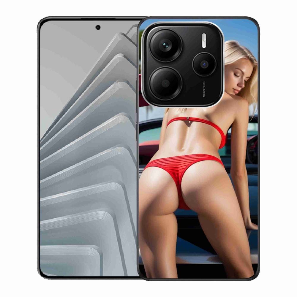 Gelový kryt mmCase na Xiaomi Redmi Note 14 5G - sexy žena 2