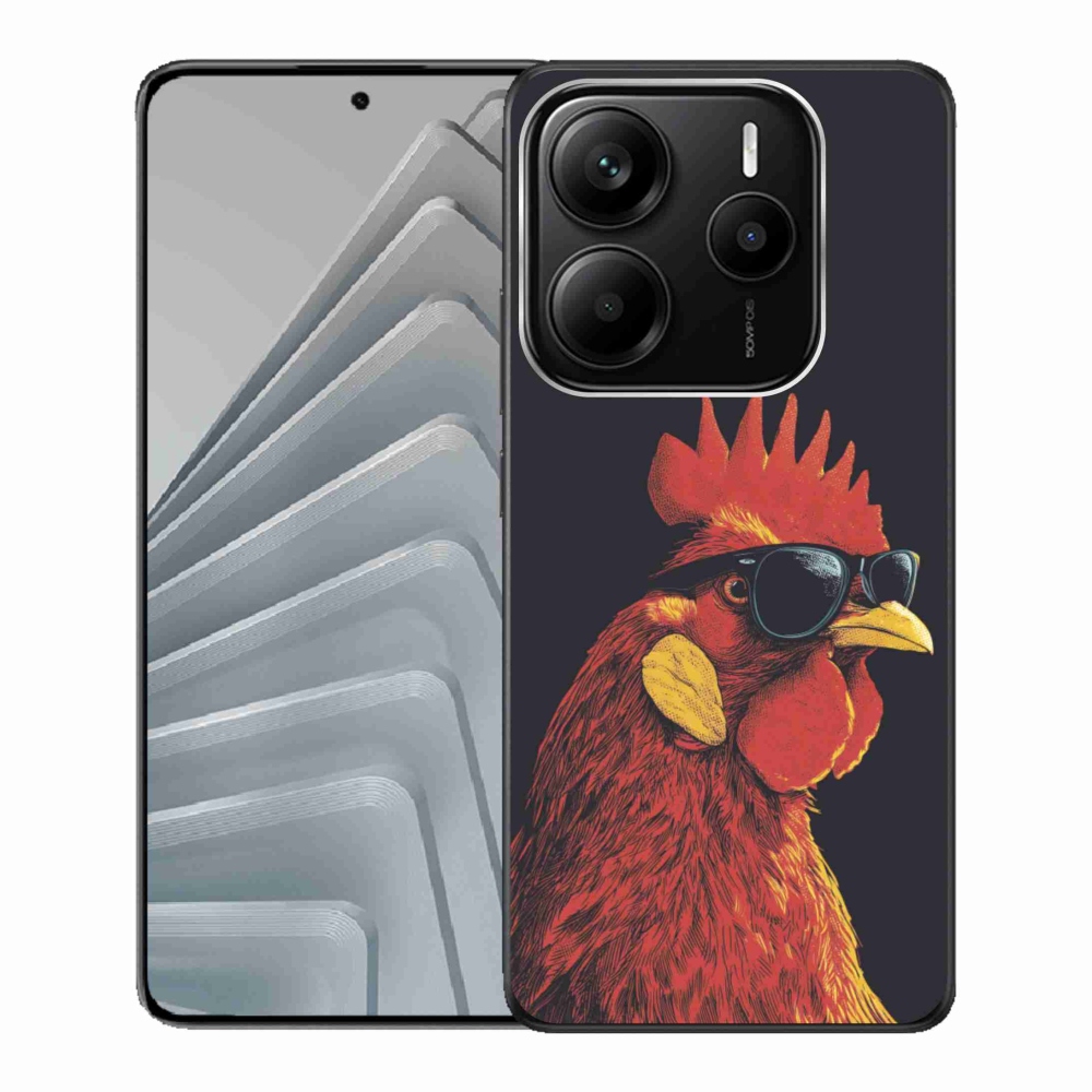 Gelový kryt mmCase na Xiaomi Redmi Note 14 5G - stylový kohout