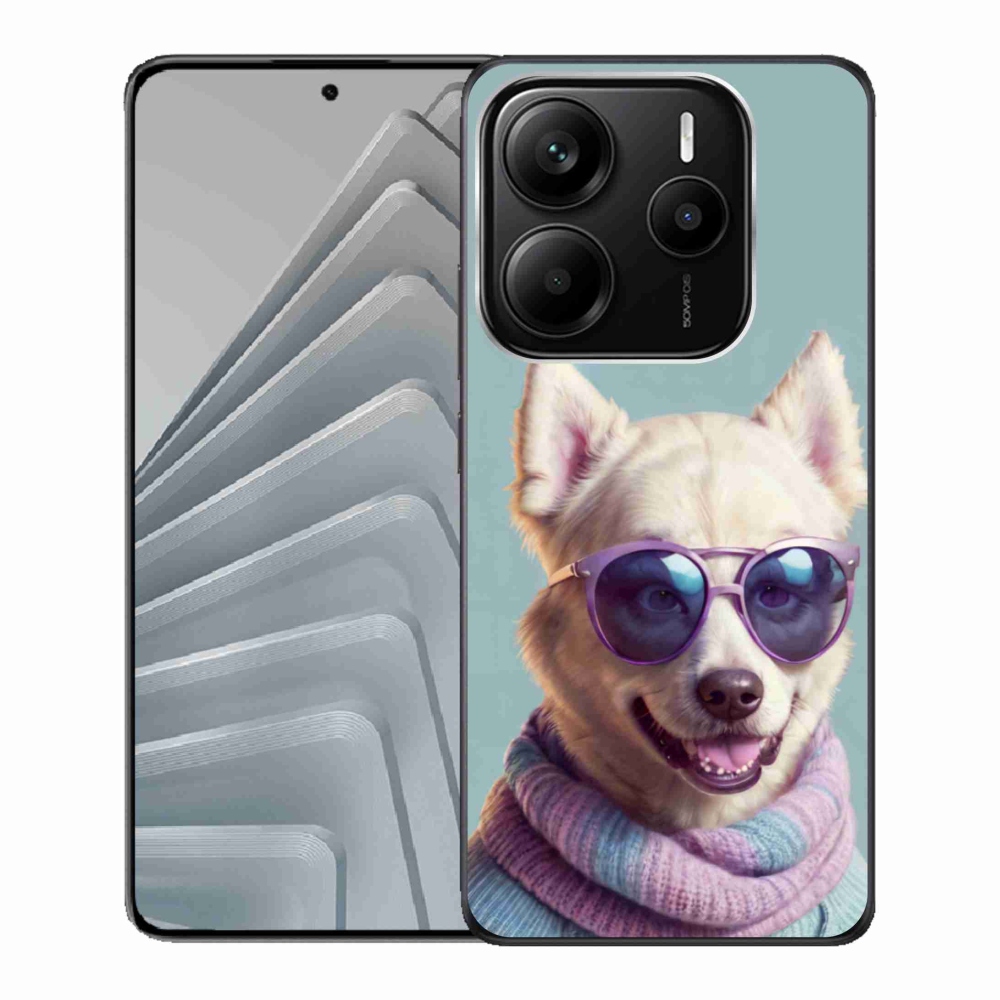 Gelový kryt mmCase na Xiaomi Redmi Note 14 5G - stylový německý špic