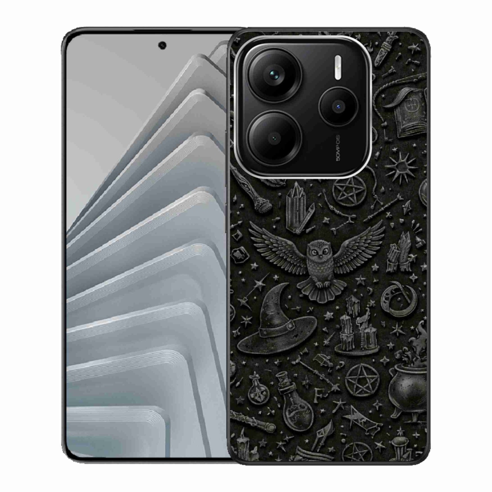 Gelový kryt mmCase na Xiaomi Redmi Note 14 5G - tmavý magický svět