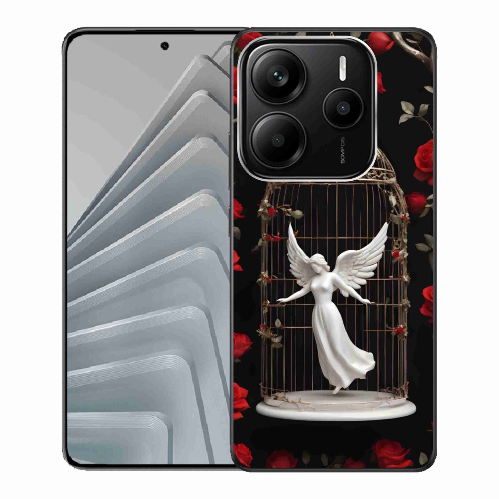 Gelový kryt mmCase na Xiaomi Redmi Note 14 5G - uvězněný anděl
