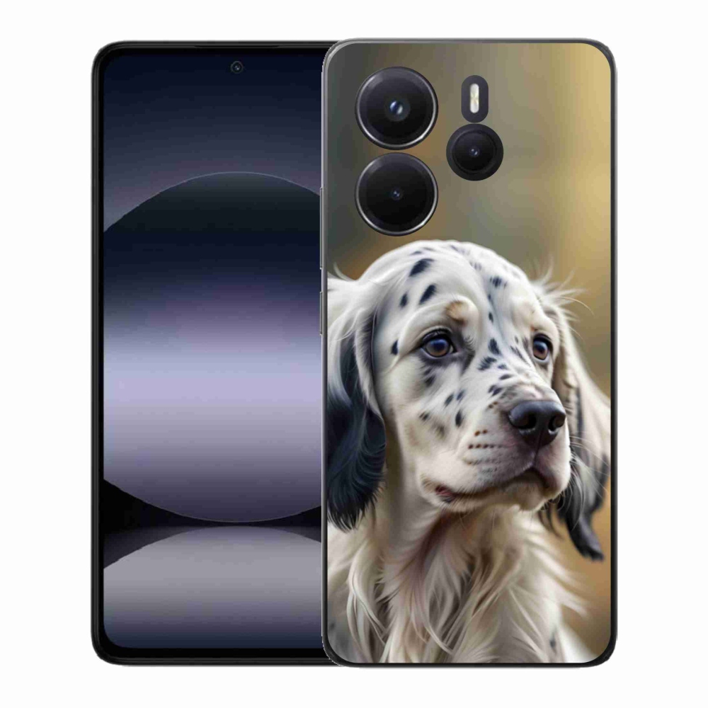 Gelový kryt mmCase na Xiaomi Redmi Note 14 - anglický setr