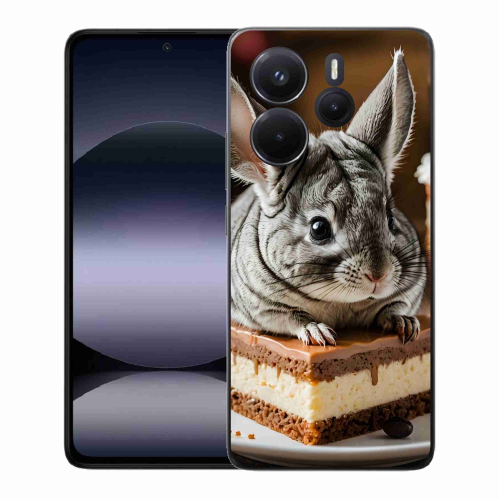 Gelový kryt mmCase na Xiaomi Redmi Note 14 - činčila