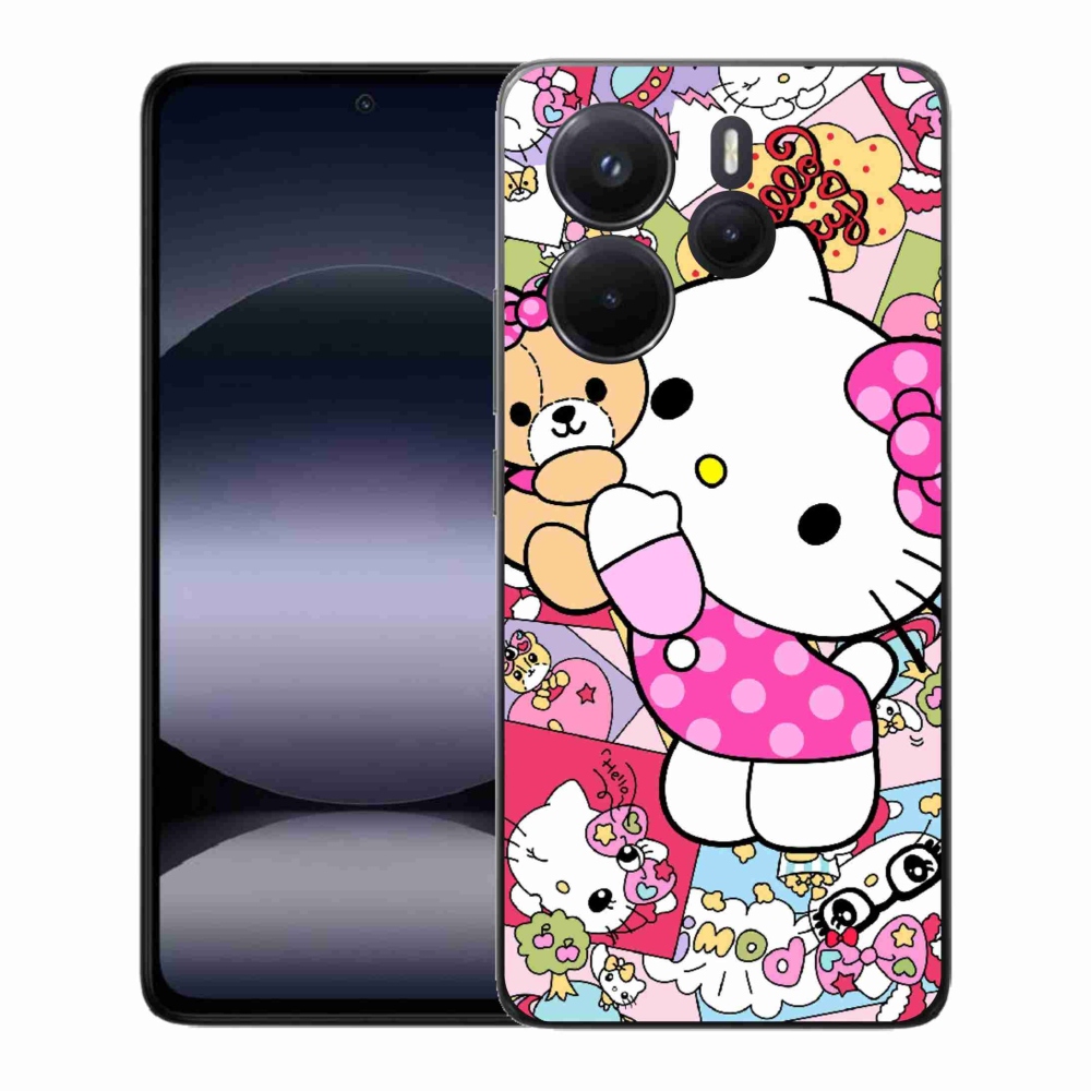 Gelový kryt mmCase na Xiaomi Redmi Note 14 - cute kitty
