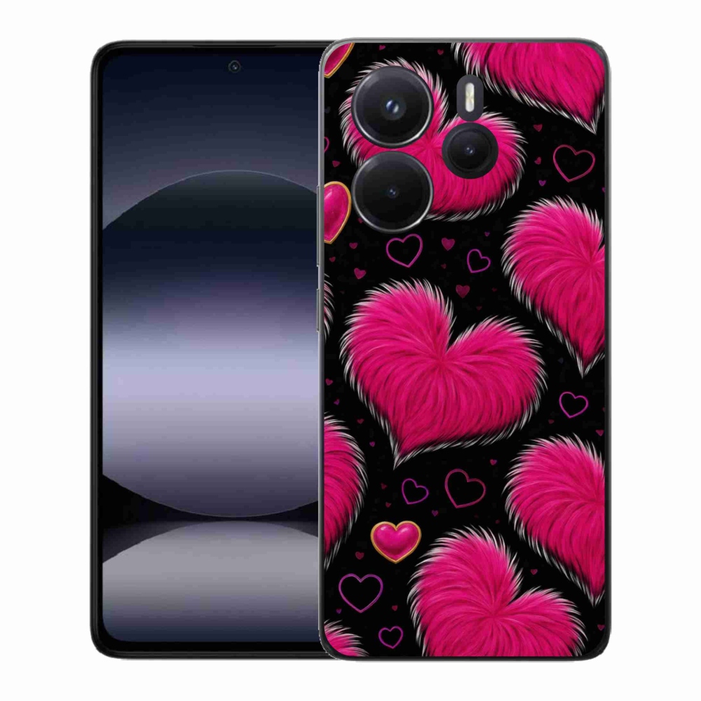 Gelový kryt mmCase na Xiaomi Redmi Note 14 - hebká srdce