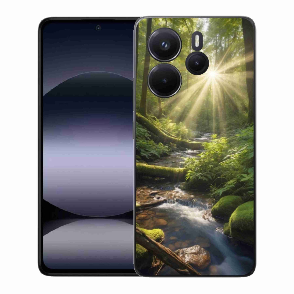 Gelový kryt mmCase na Xiaomi Redmi Note 14 - hlubina lesa