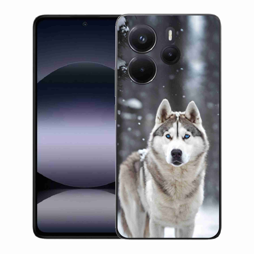 Gelový kryt mmCase na Xiaomi Redmi Note 14 - husky 2