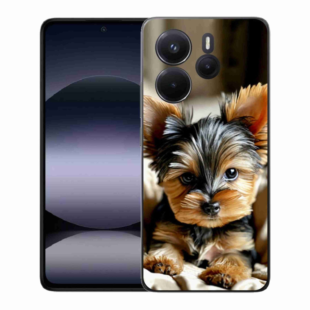 Gelový kryt mmCase na Xiaomi Redmi Note 14 - jorkšír 11