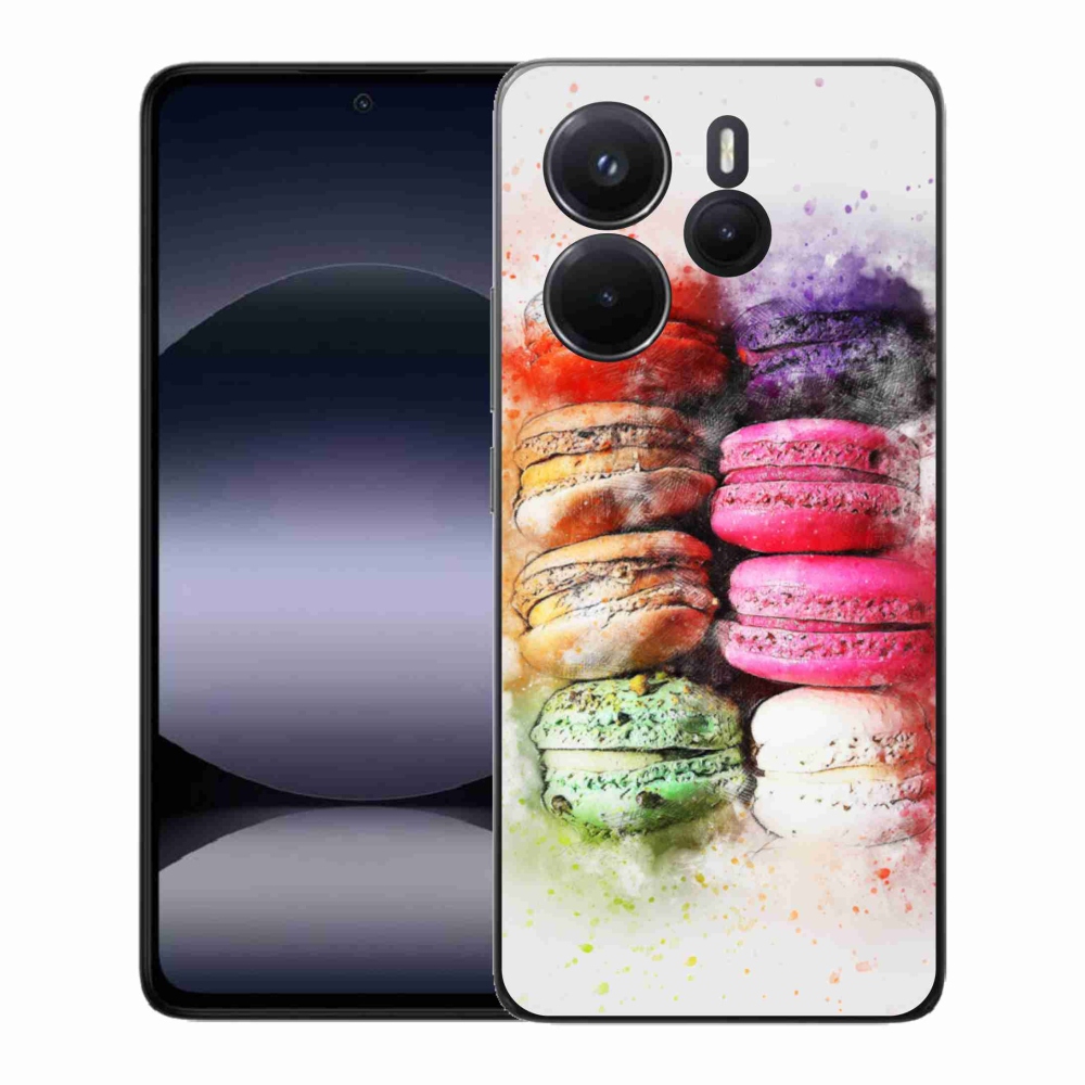 Gelový kryt mmCase na Xiaomi Redmi Note 14 - makrónky