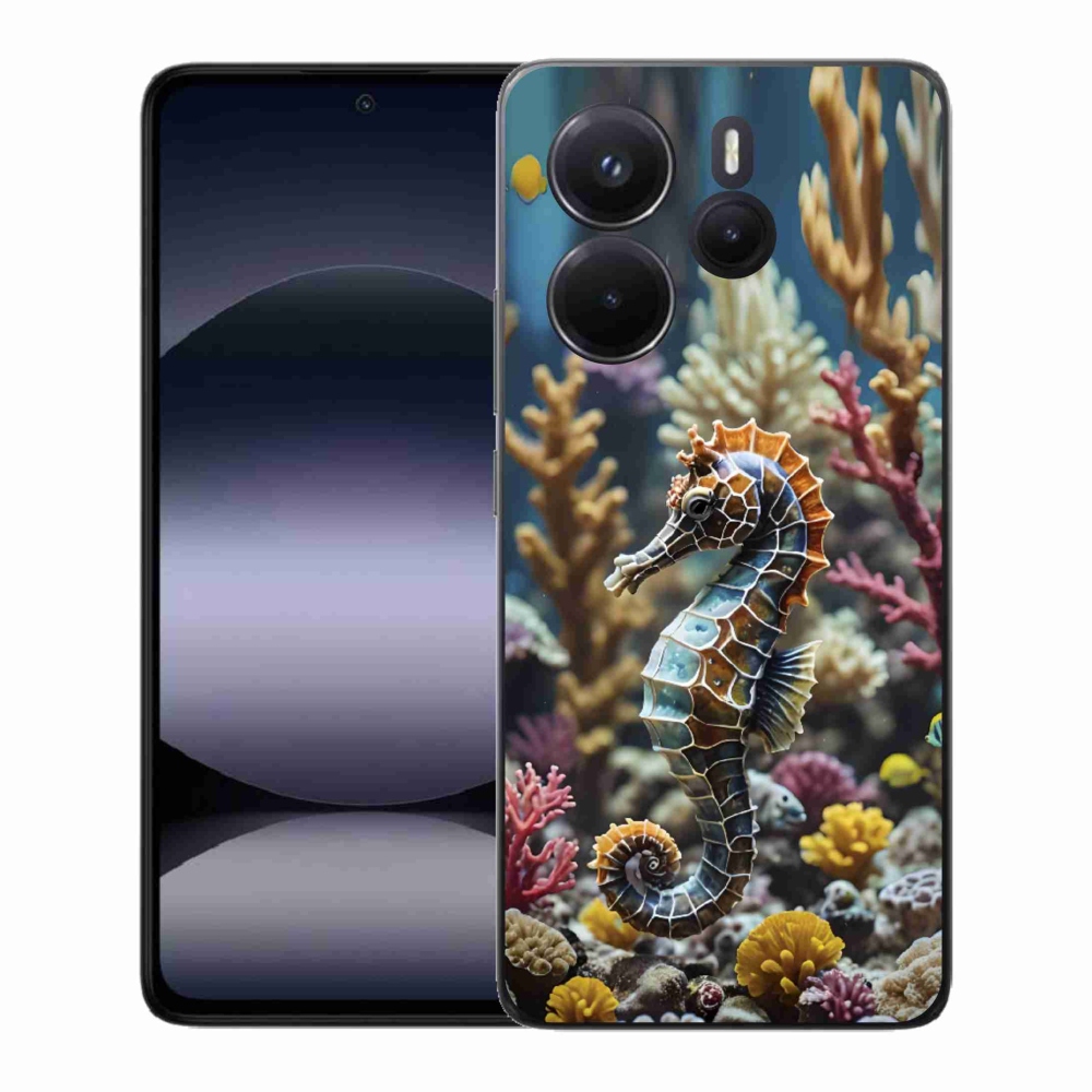 Gelový kryt mmCase na Xiaomi Redmi Note 14 - mořský koník 2