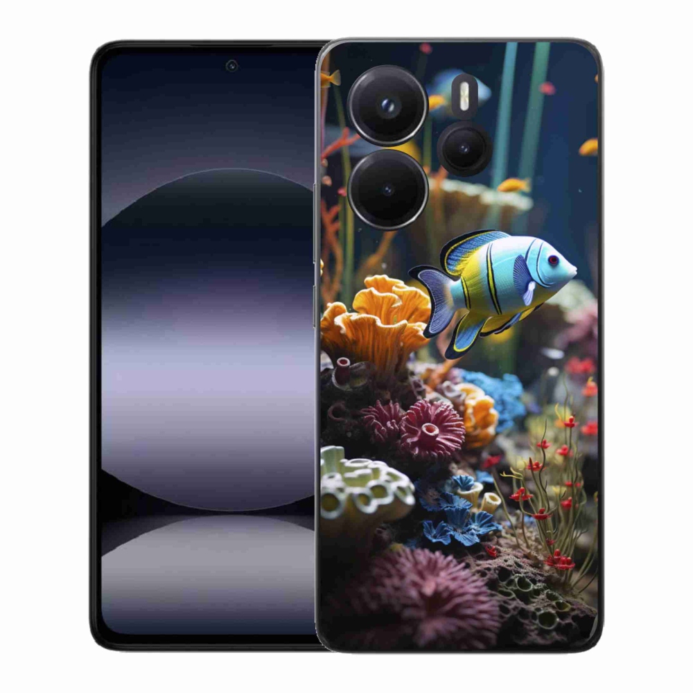 Gelový kryt mmCase na Xiaomi Redmi Note 14 - mořský svět 5