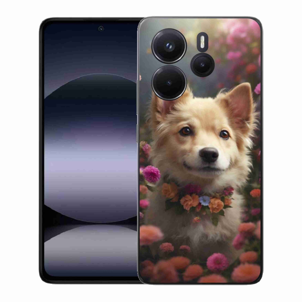 Gelový kryt mmCase na Xiaomi Redmi Note 14 - německý špic