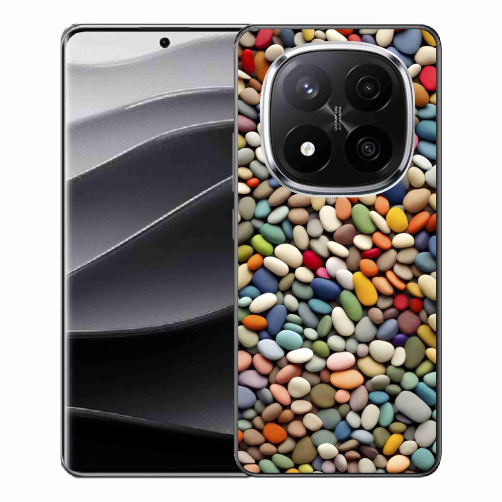 Gelový kryt mmCase na Xiaomi Redmi Note 14 Pro+ 5G - barevné kamínky 2
