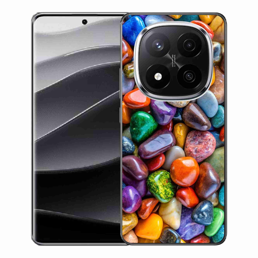 Gelový kryt mmCase na Xiaomi Redmi Note 14 Pro+ 5G - barevné kamínky