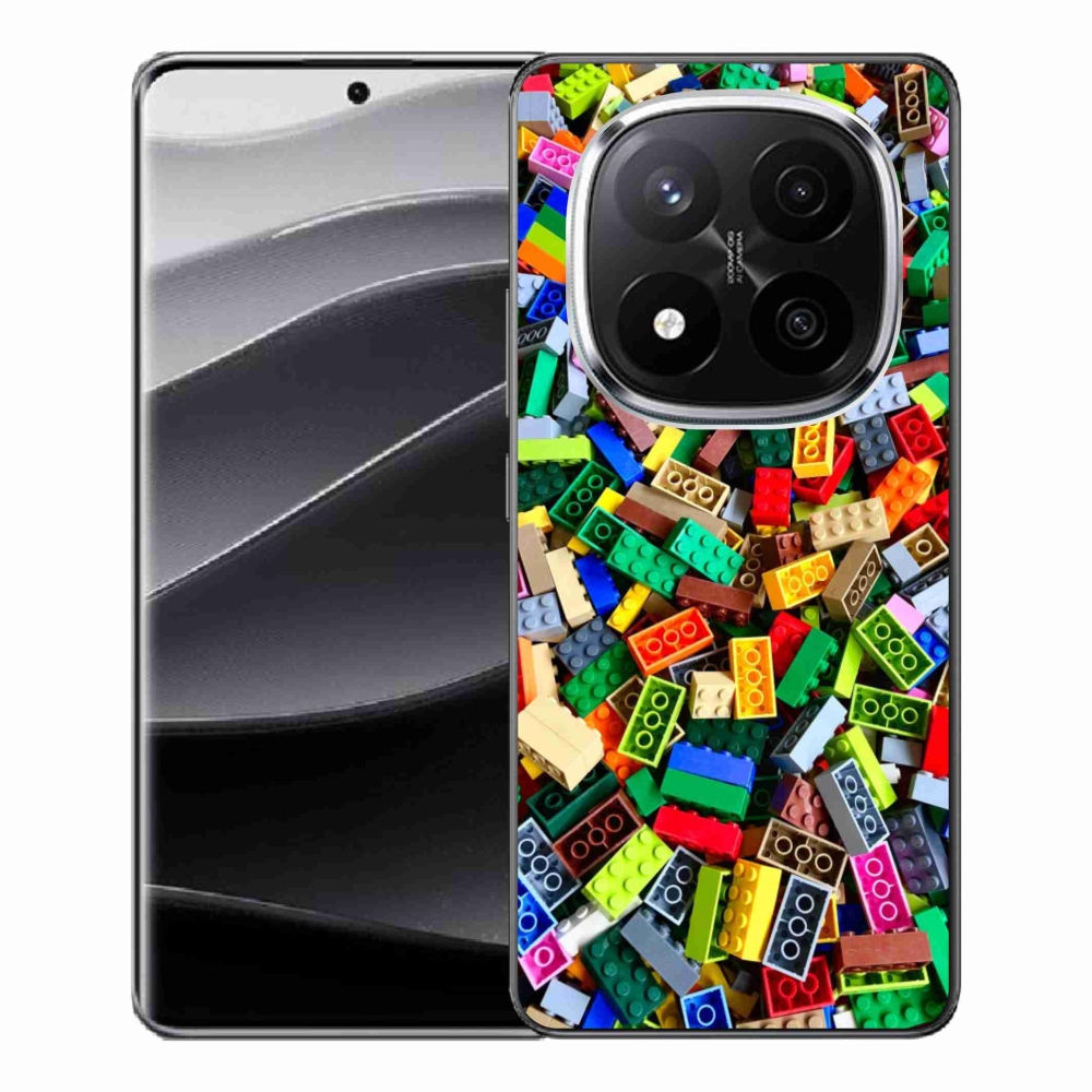 Gelový kryt mmCase na Xiaomi Redmi Note 14 Pro+ 5G - barevné stavební kostky