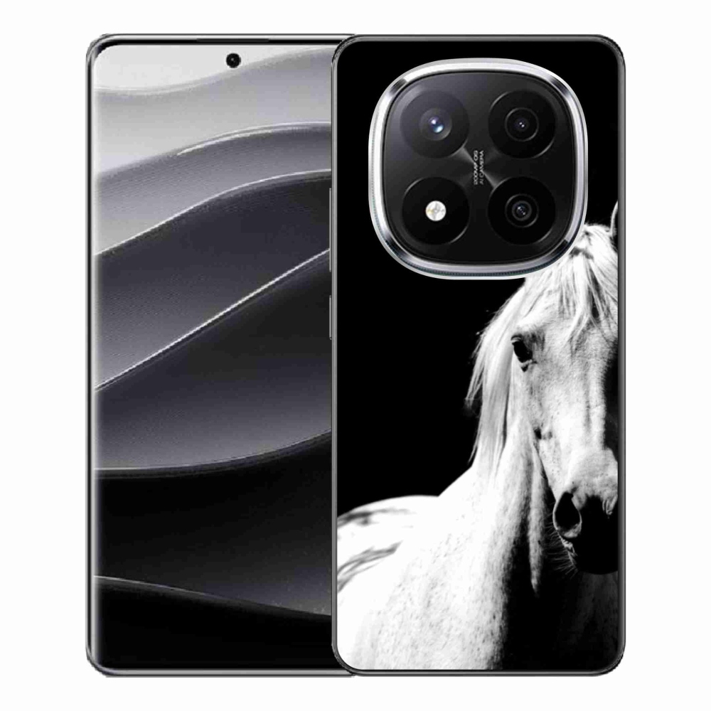 Gelový kryt mmCase na Xiaomi Redmi Note 14 Pro+ 5G - bílý kůň 5