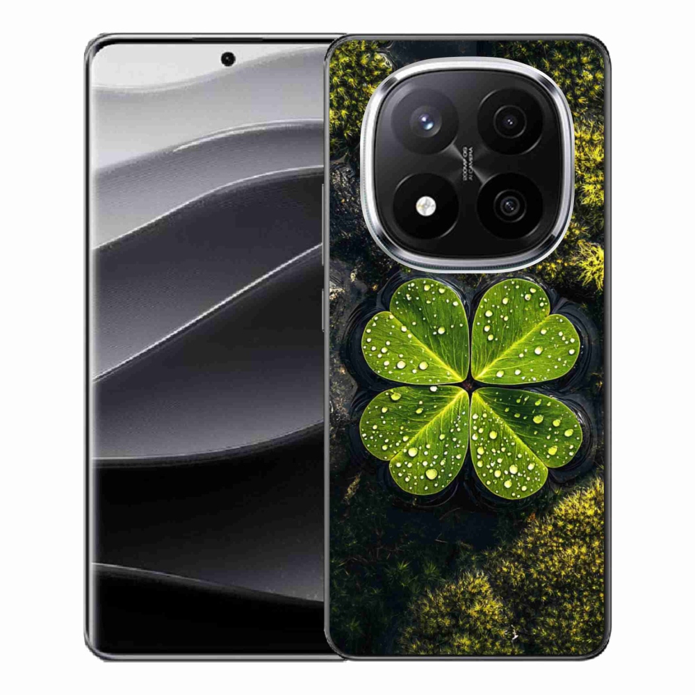 Gelový kryt mmCase na Xiaomi Redmi Note 14 Pro+ 5G - čtyřlístek