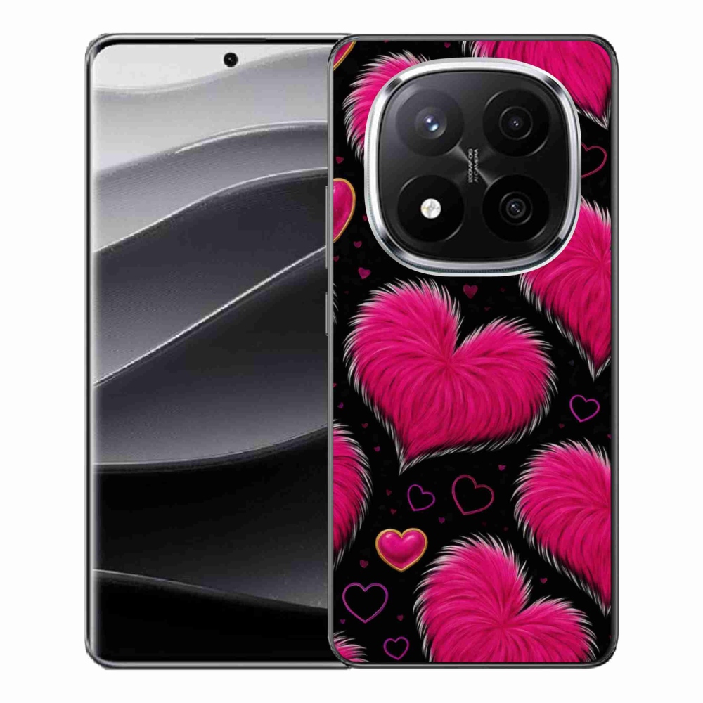 Gelový kryt mmCase na Xiaomi Redmi Note 14 Pro+ 5G - hebká srdce