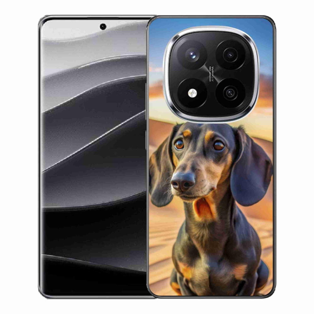 Gelový kryt mmCase na Xiaomi Redmi Note 14 Pro+ 5G - jezevčík 3 