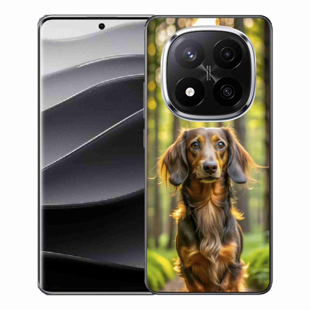 Gelový kryt mmCase na Xiaomi Redmi Note 14 Pro+ 5G - jezevčík 4