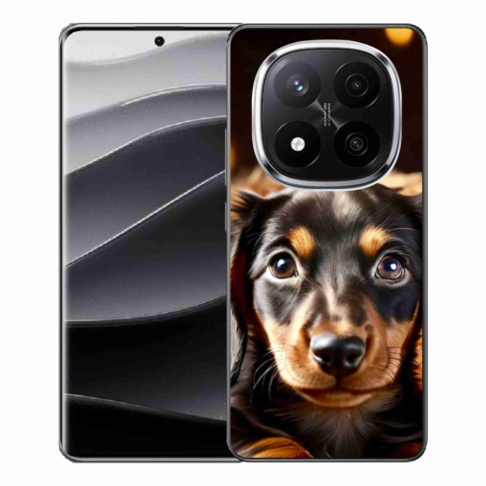 Gelový kryt mmCase na Xiaomi Redmi Note 14 Pro+ 5G - jezevčík