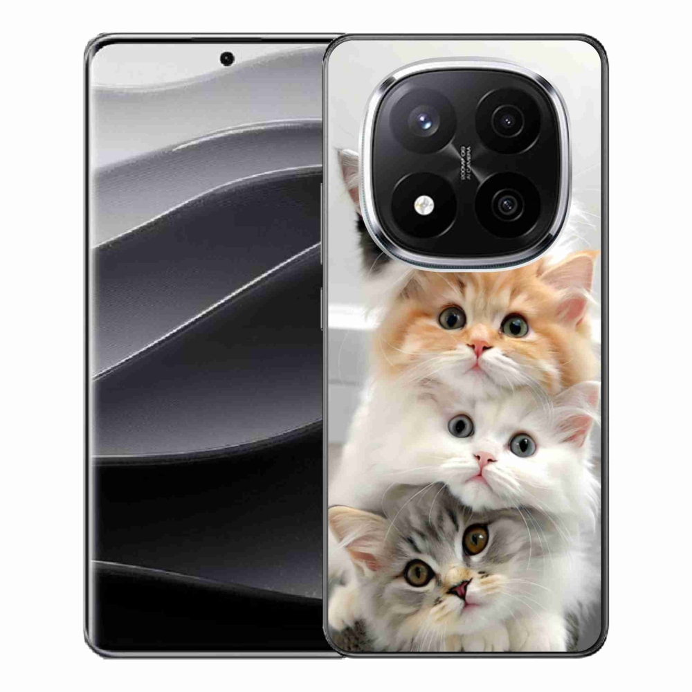 Gelový kryt mmCase na Xiaomi Redmi Note 14 Pro+ 5G - kočičí parta