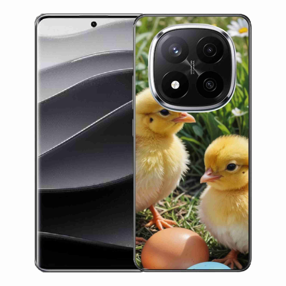 Gelový kryt mmCase na Xiaomi Redmi Note 14 Pro+ 5G - kuřátka