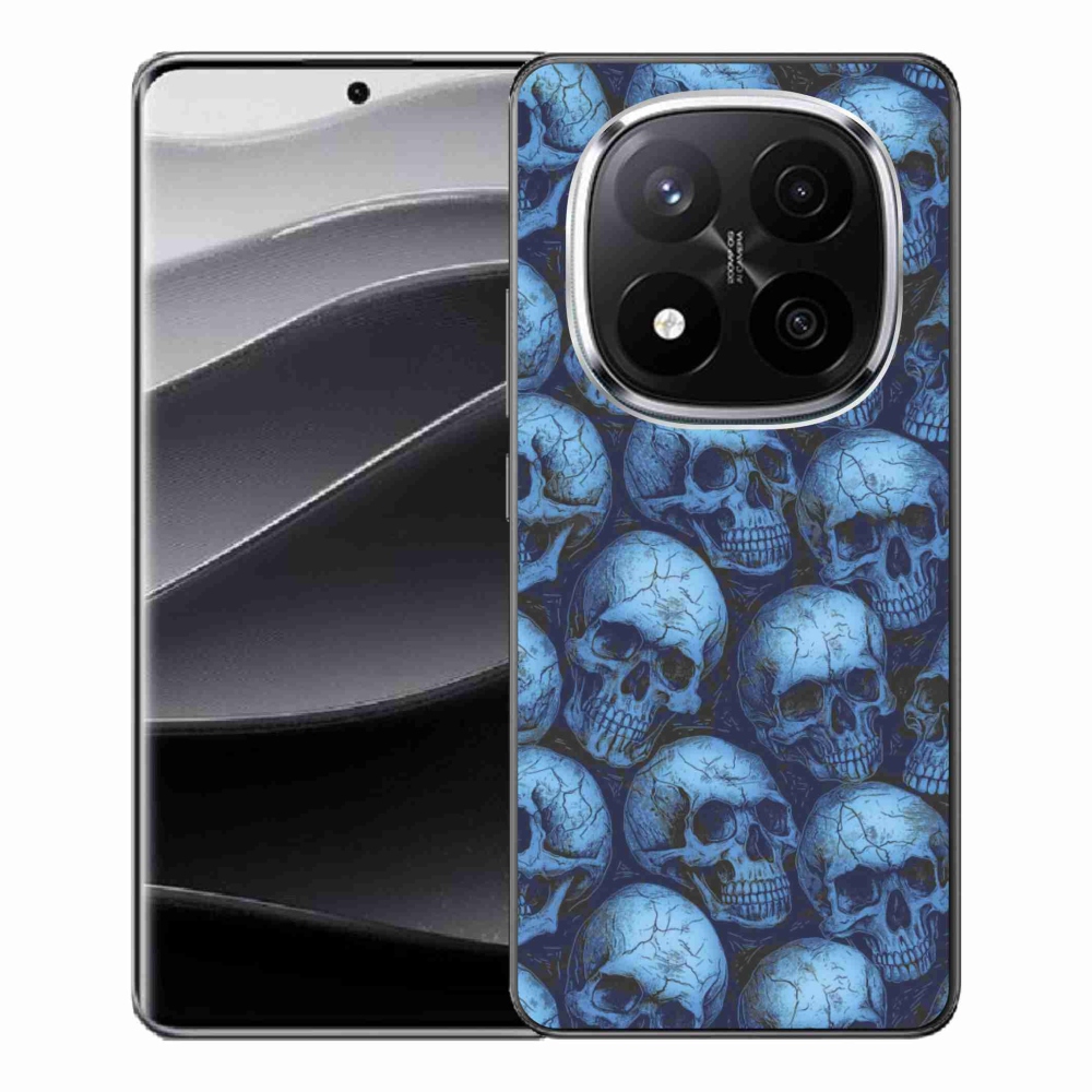 Gelový kryt mmCase na Xiaomi Redmi Note 14 Pro+ 5G - lebky