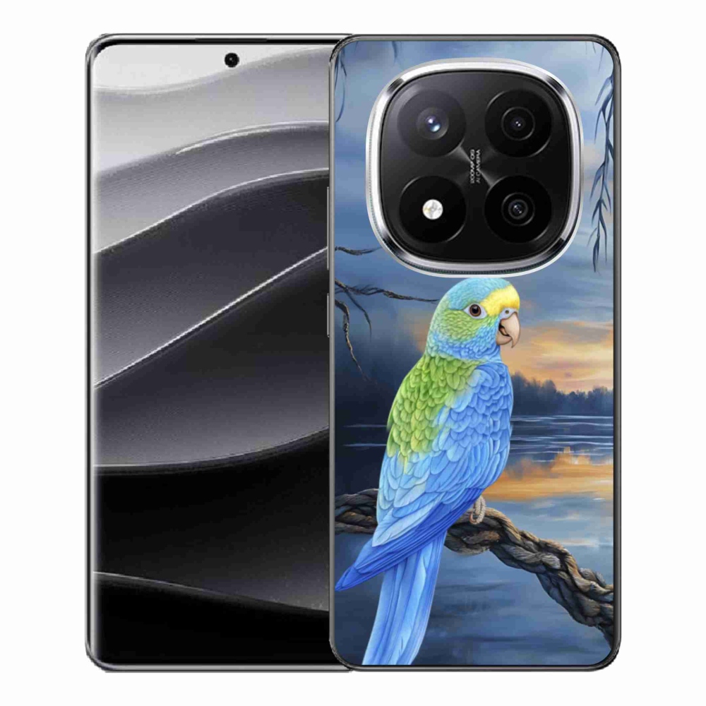 Gelový kryt mmCase na Xiaomi Redmi Note 14 Pro+ 5G - modrý papoušek