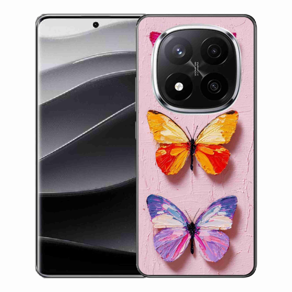 Gelový kryt mmCase na Xiaomi Redmi Note 14 Pro+ 5G - motýlí trojice