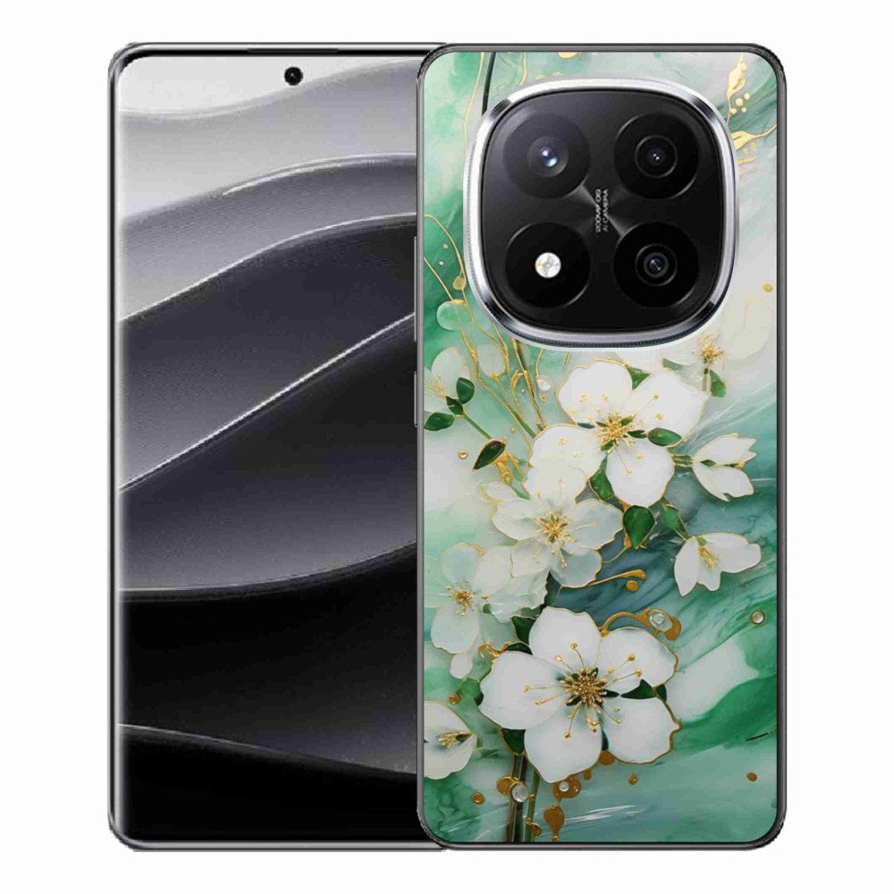 Gelový kryt mmCase na Xiaomi Redmi Note 14 Pro+ 5G - něžné květy