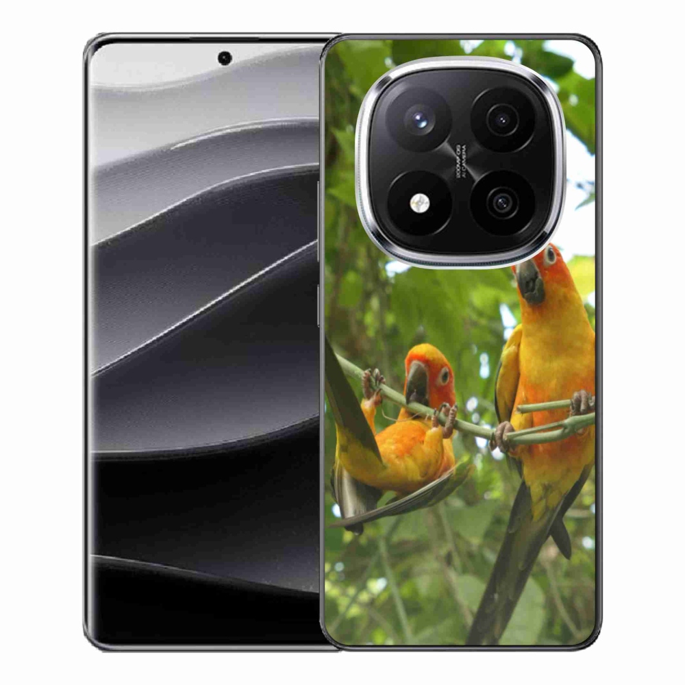 Gelový kryt mmCase na Xiaomi Redmi Note 14 Pro+ 5G - papoušci aratingy