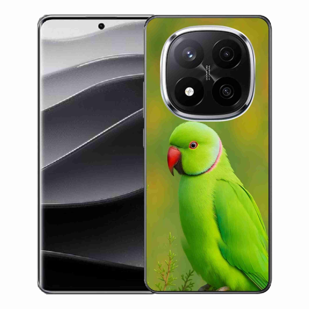 Gelový kryt mmCase na Xiaomi Redmi Note 14 Pro+ 5G - papoušek alexandr 2