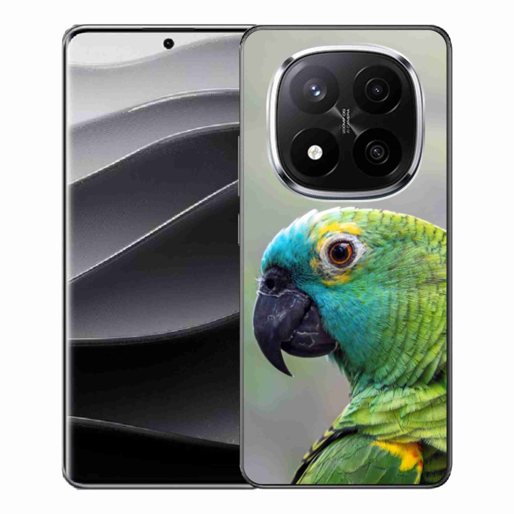 Gelový kryt mmCase na Xiaomi Redmi Note 14 Pro+ 5G - papoušek amazoňan