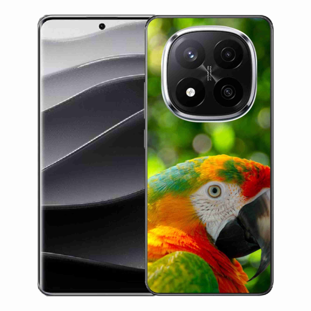 Gelový kryt mmCase na Xiaomi Redmi Note 14 Pro+ 5G - papoušek ara 3