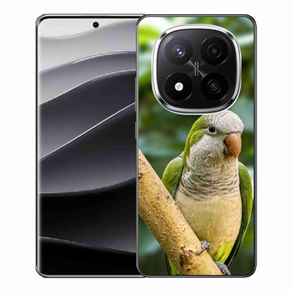 Gelový kryt mmCase na Xiaomi Redmi Note 14 Pro+ 5G - papoušek mníšek
