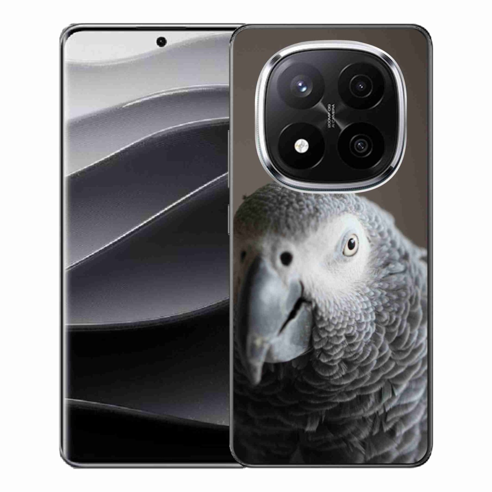 Gelový kryt mmCase na Xiaomi Redmi Note 14 Pro+ 5G - papoušek žako 2