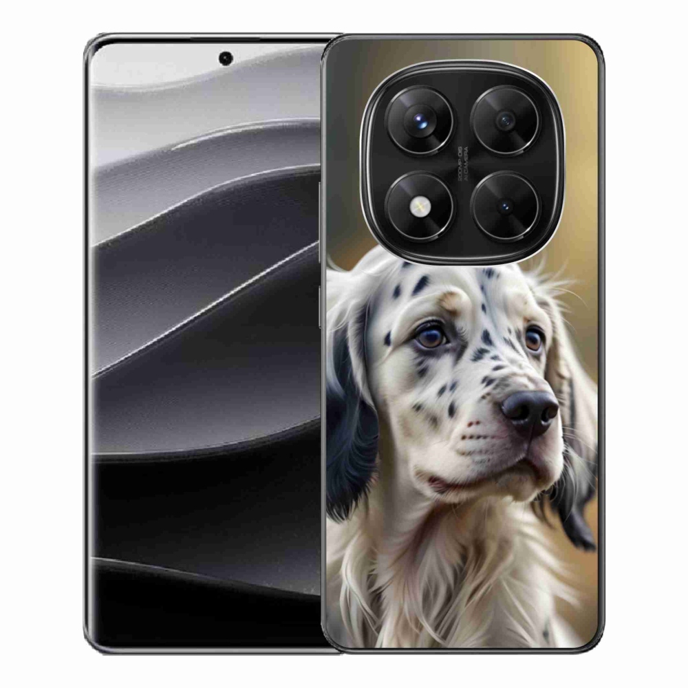 Gelový kryt mmCase na Xiaomi Redmi Note 14 Pro 5G/Poco X7 5G - anglický setr