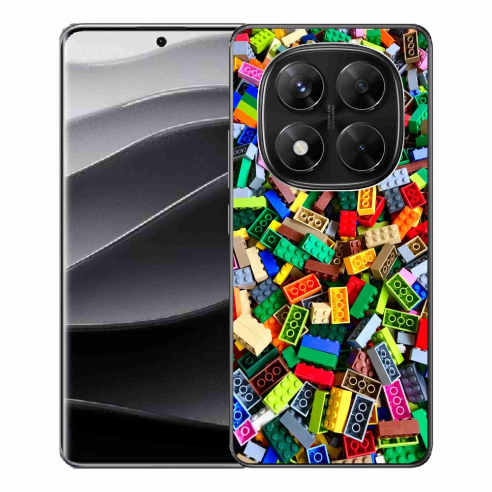 Gelový kryt mmCase na Xiaomi Redmi Note 14 Pro 5G/Poco X7 5G - barevné stavební kostky
