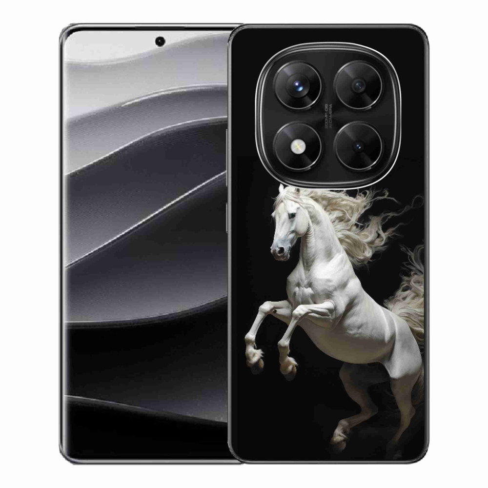 Gelový kryt mmCase na Xiaomi Redmi Note 14 Pro 5G/Poco X7 5G - bílý kůň 4