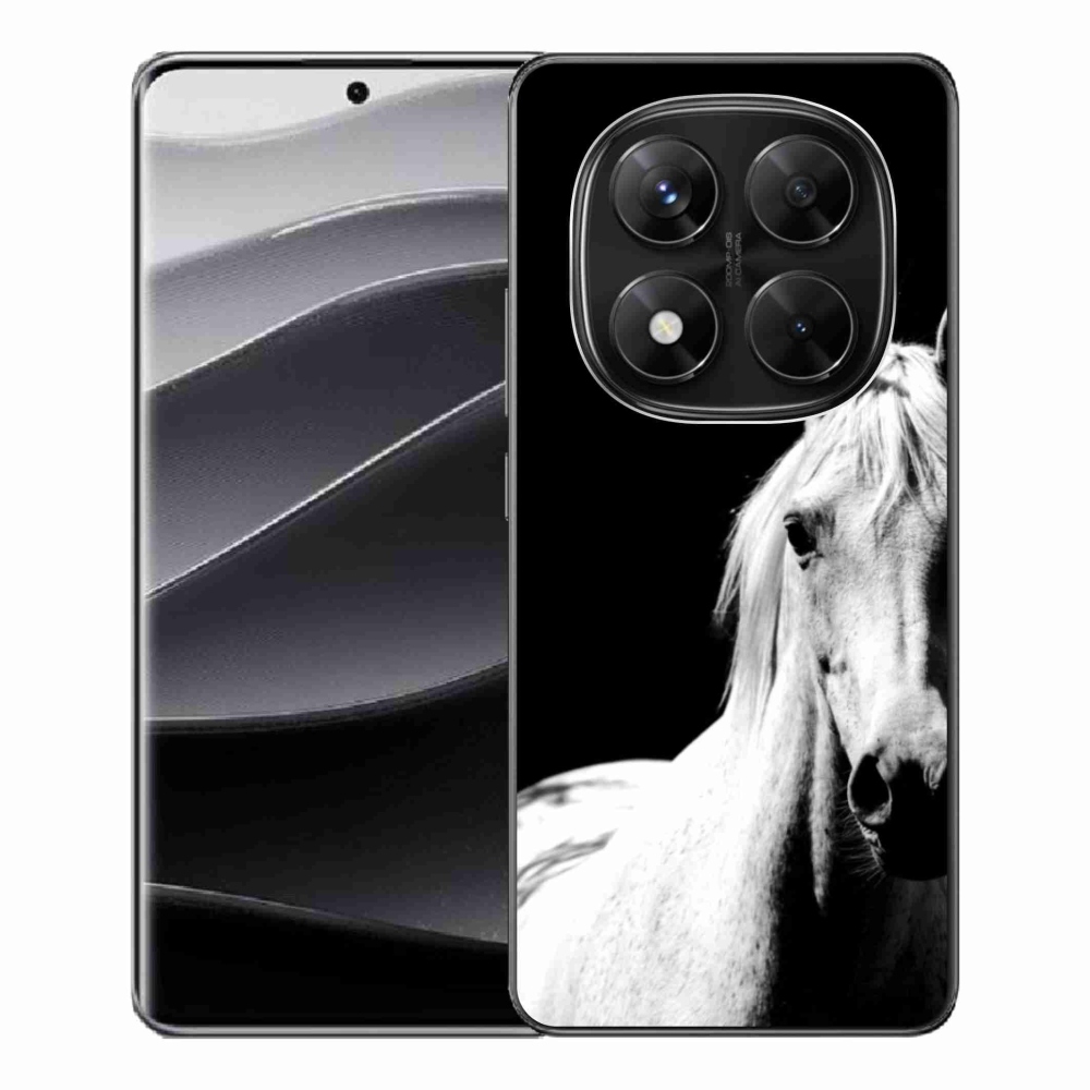 Gelový kryt mmCase na Xiaomi Redmi Note 14 Pro 5G/Poco X7 5G - bílý kůň 5