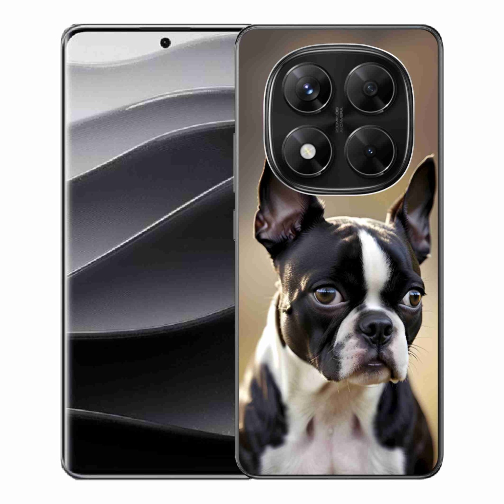 Gelový kryt mmCase na Xiaomi Redmi Note 14 Pro 5G/Poco X7 5G - bostonský teriér