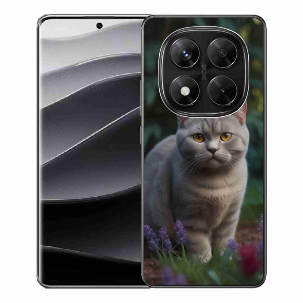 Gelový kryt mmCase na Xiaomi Redmi Note 14 Pro 5G/Poco X7 5G - britská kočka