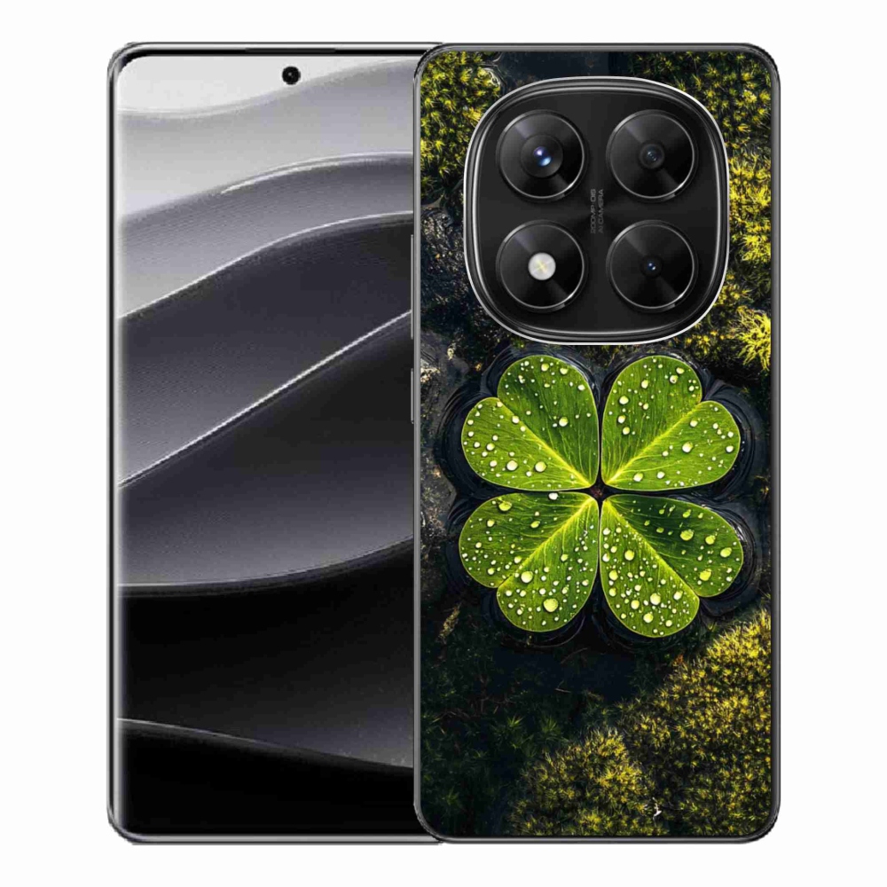 Gelový kryt mmCase na Xiaomi Redmi Note 14 Pro 5G/Poco X7 5G - čtyřlístek