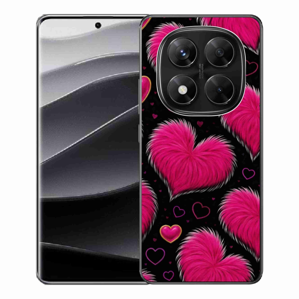 Gelový kryt mmCase na Xiaomi Redmi Note 14 Pro 5G/Poco X7 5G - hebká srdce