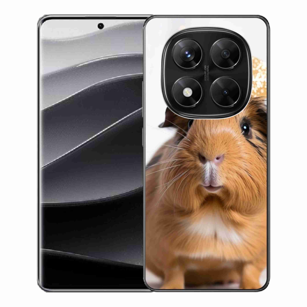 Gelový kryt mmCase na Xiaomi Redmi Note 14 Pro 5G/Poco X7 5G - hnědé morče