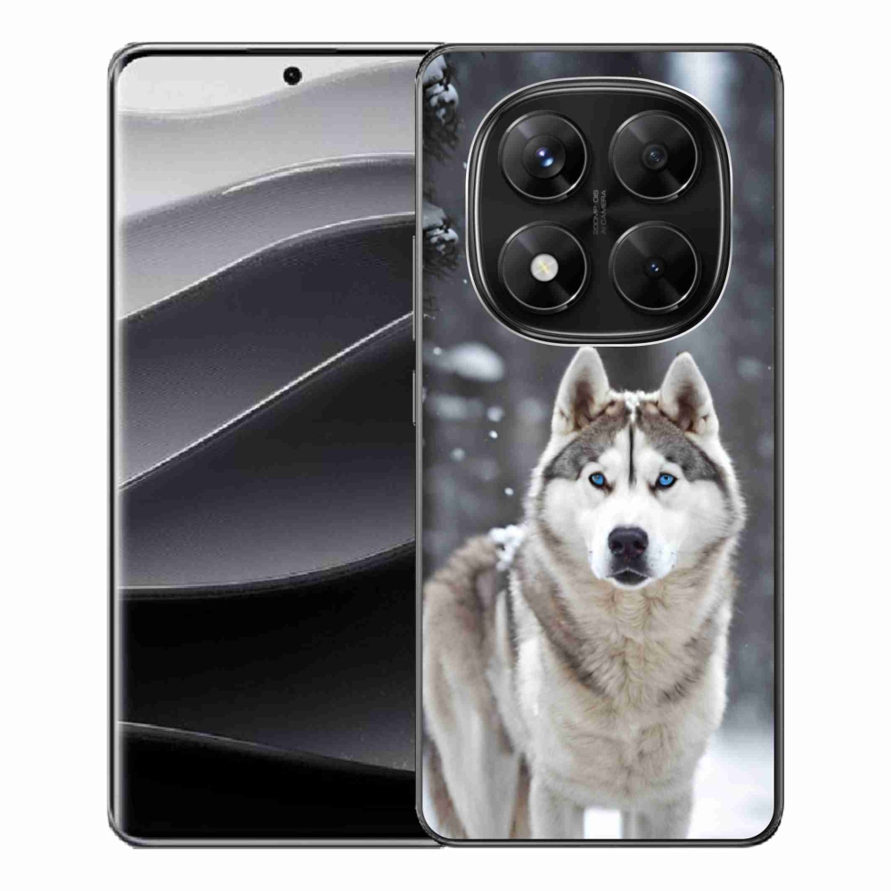 Gelový kryt mmCase na Xiaomi Redmi Note 14 Pro 5G/Poco X7 5G - husky 2