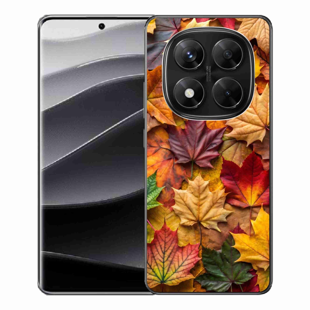 Gelový kryt mmCase na Xiaomi Redmi Note 14 Pro 5G/Poco X7 5G - javorové listy 2